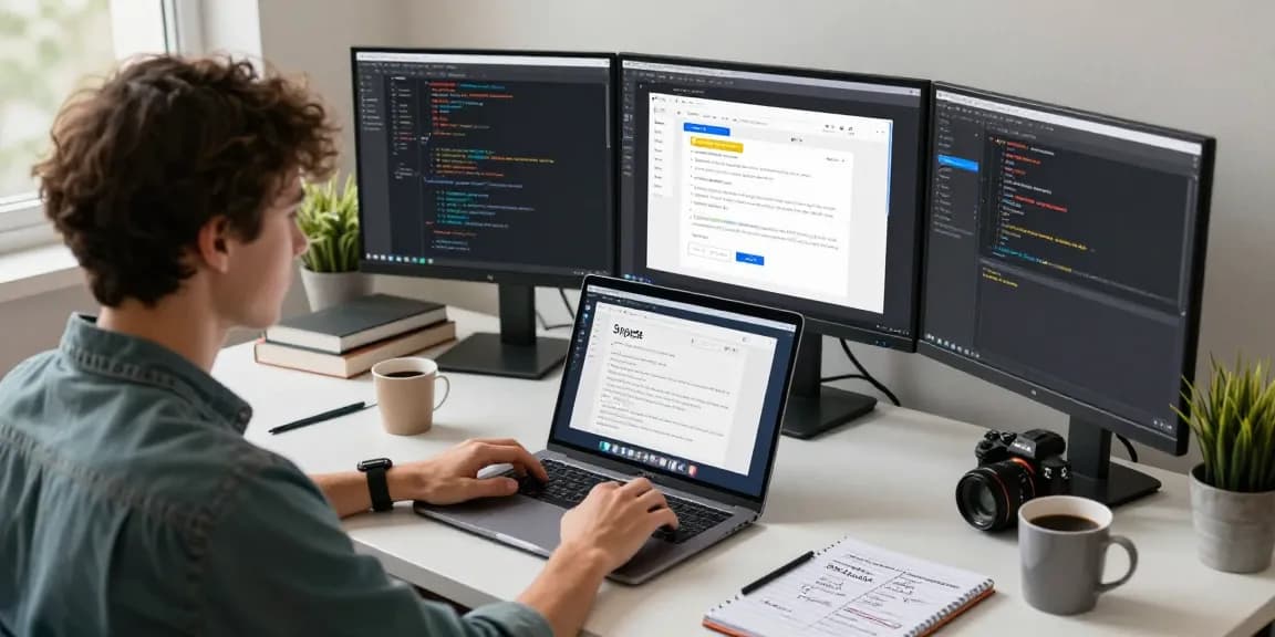 Using the 截图工具 Snipaste for efficient screen capture and annotation in a modern workspace.