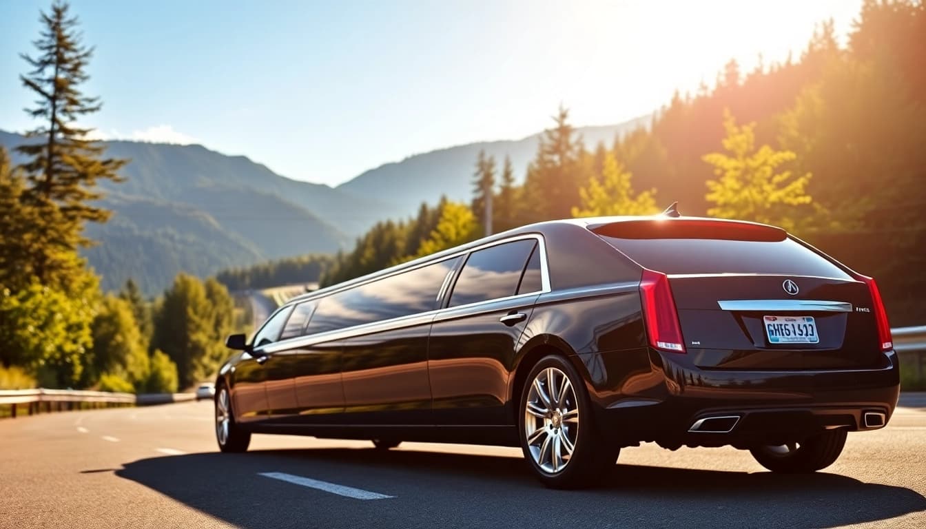 Experience limo service vancouver to seattle with elegance in a stunning landscape.