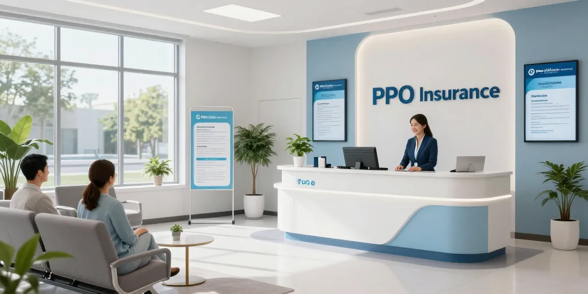 PPO health insurance plans at a welcoming healthcare clinic with patient care and medical services.