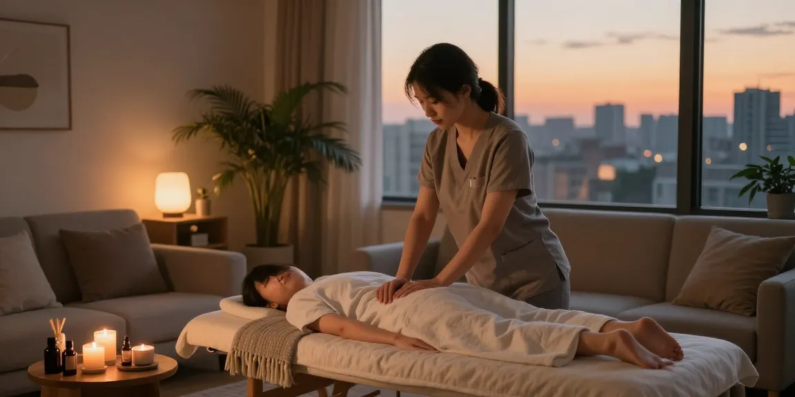 Enjoy tranquil 종로출장안마 service in a cozy setting with a professional therapist.