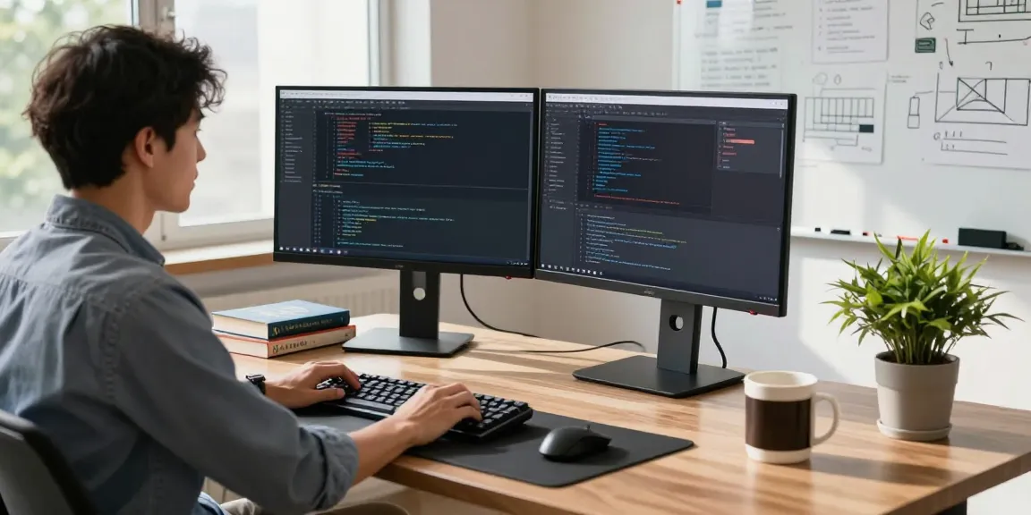 OpenClaw skills explored in modern tech workspace with developer coding at dual monitors.