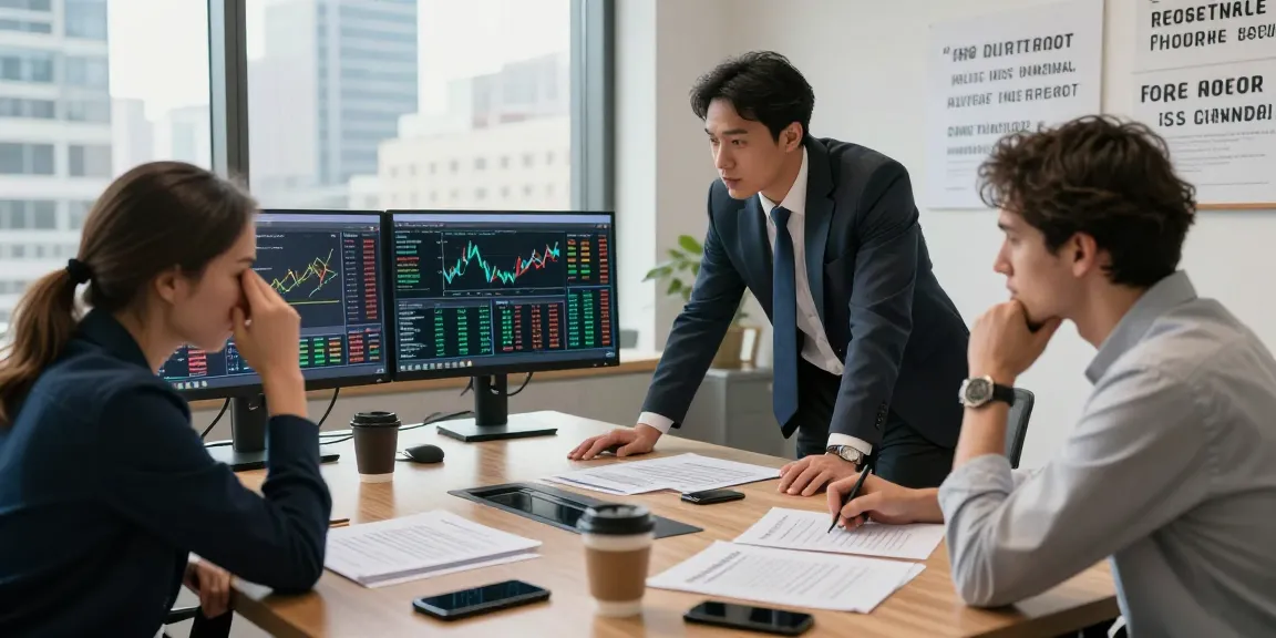 Client consulting with financial expert on how to recover stolen cryptocurrency in modern office setting, showcasing market data and recovery plans.