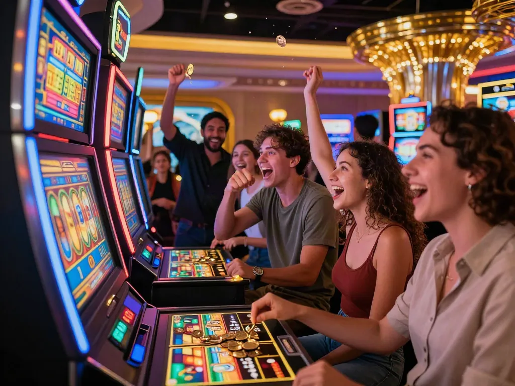 Pengalaman bermain slot777 yang menyenangkan dengan teman-teman di kasino.