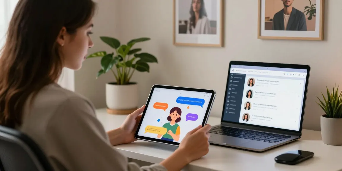 Engaging chat with crushon ai character in a cozy virtual environment