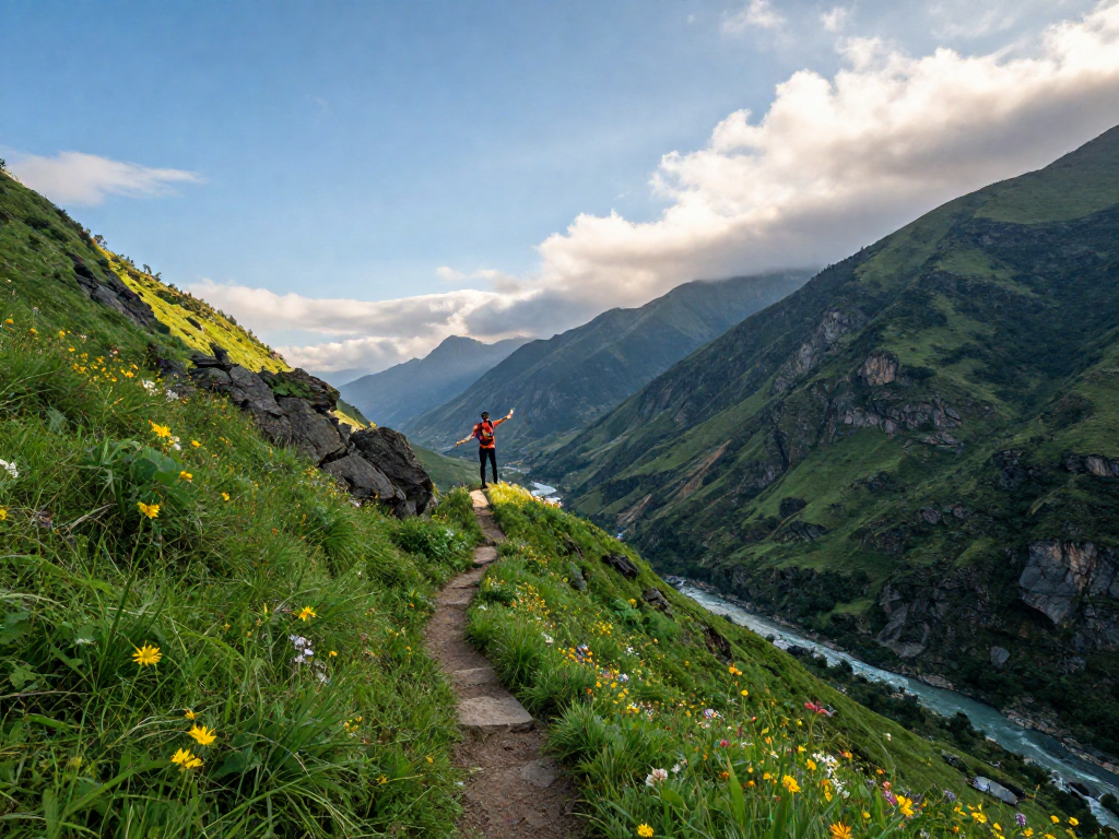 "Netravati trek adventure showcasing breathtaking mountain views, perfect for travel enthusiasts seeking unforgettable experiences."