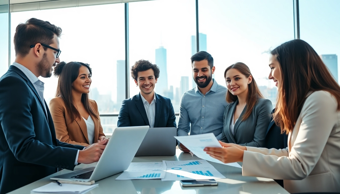 Erzielen Sie Fortschritte auf https://alvionz.de/ mit einem professionellen Teammeeting in einem modernen Büro.