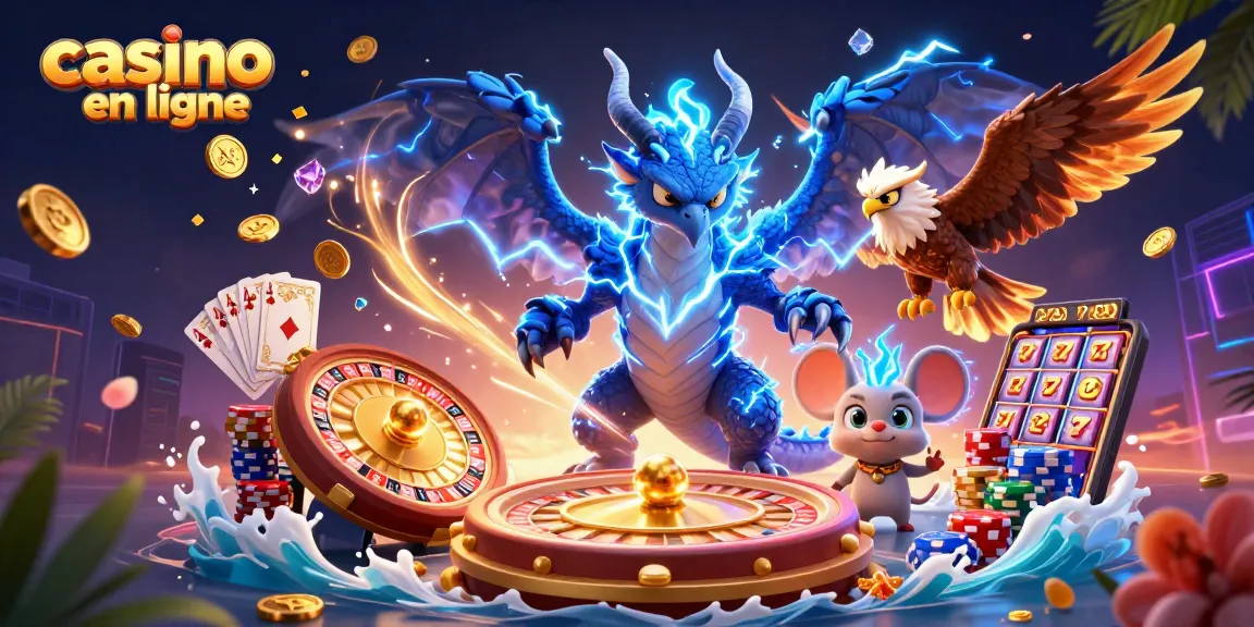 Découvrez le casino en ligne interactif avec des dragons et des jeux colorés.