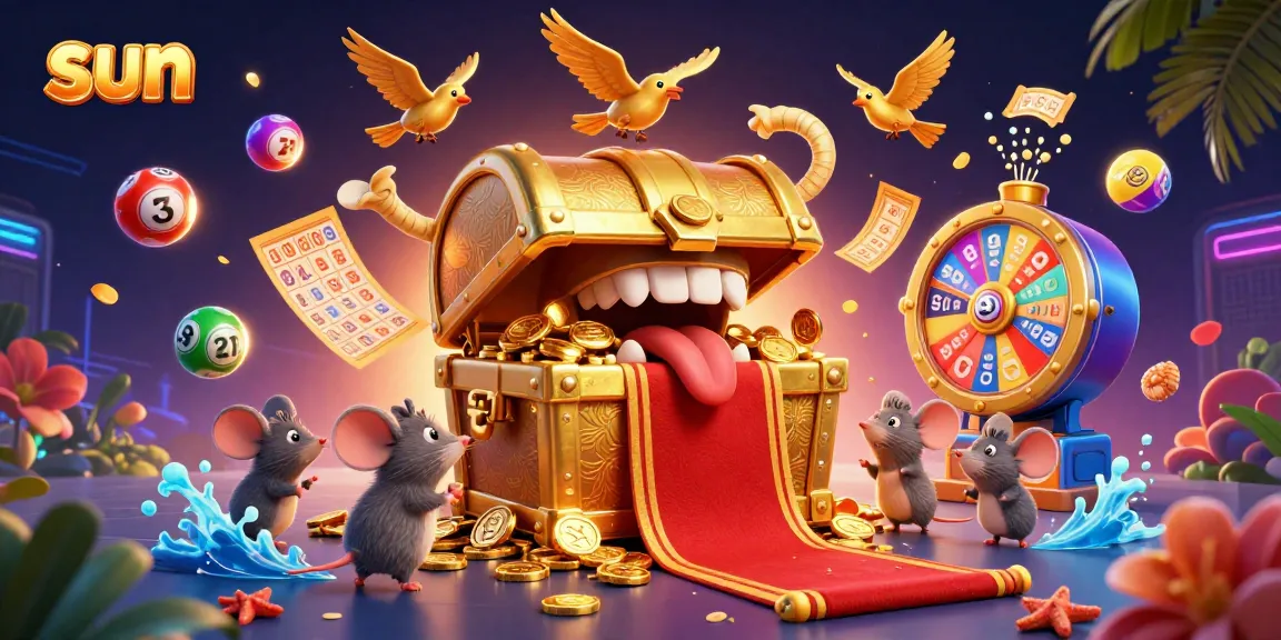 Win big with Sun's exciting lottery games, visualizing colorful balls and thrilling prizes in action.