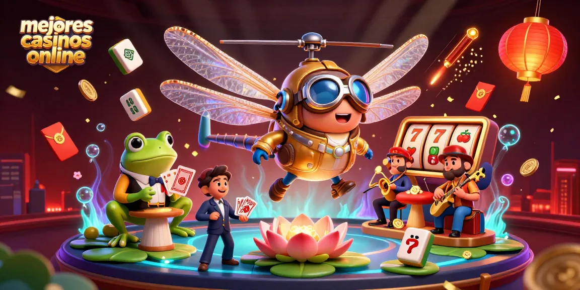 Disfruta de los mejores casinos online y juegos emocionantes con nuestro vibrante diseño 3D.