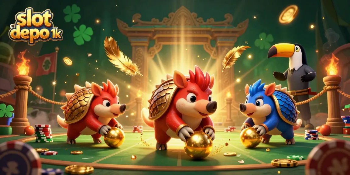 Permainan slot depo 1k dengan pangolin bersaing, membawa keseruan jackpot dan strategi menang.