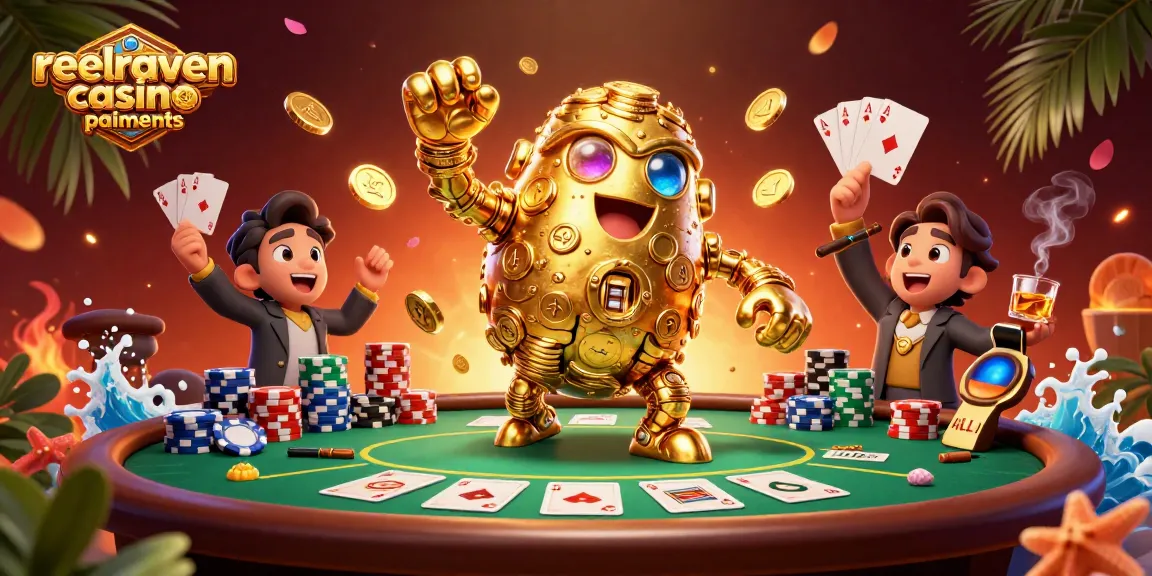 Découvrez les paiements crypto et fiat au reelraven casino paiements, avec un golem d'or captivant.