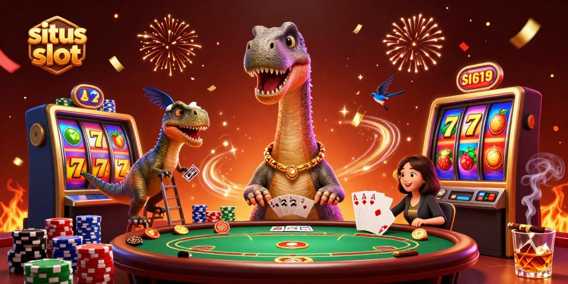 Engage with situs slot through thrilling 3D cartoon casino action featuring vibrant game elements.