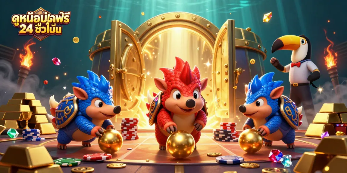 Engage with ดูหนังออนไลน์ฟรี 24 ชั่วโมง through thrilling gambling action with lively pangolins and dazzling treasures