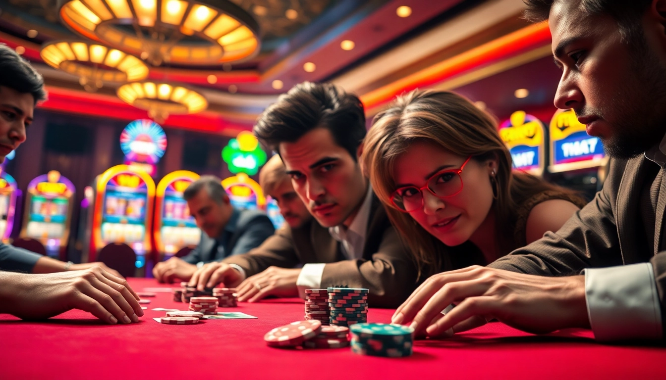 Permainan agen89 di meja poker dengan taruhan tinggi dan ekspresi pemain yang menegangkan.
