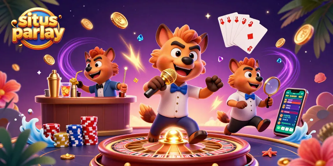 Bet on situs parlay and join the vibrant comedy casino scene with hyenas and gold coins!