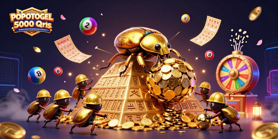 Experience the thrill of POPOTOGEL Situs Slot Gacor 5000 Qris Deposit Dana Gampang Jp x1000 Hari In with vibrant gaming elements.