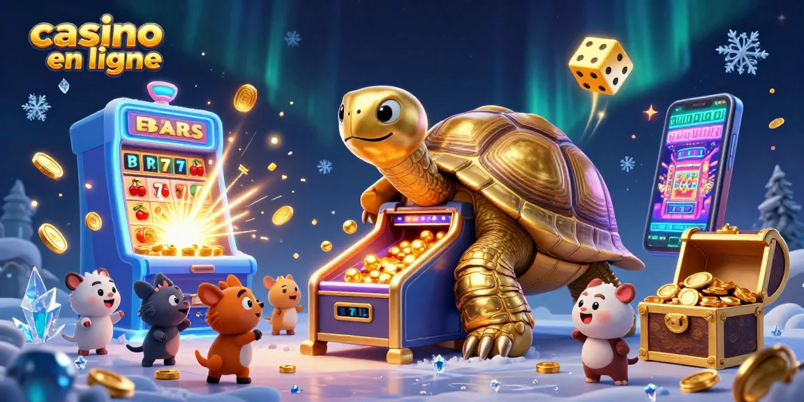 Découvrez un jeu passionnant sur casino en ligne avec une machine à sous et une tortue dorée!