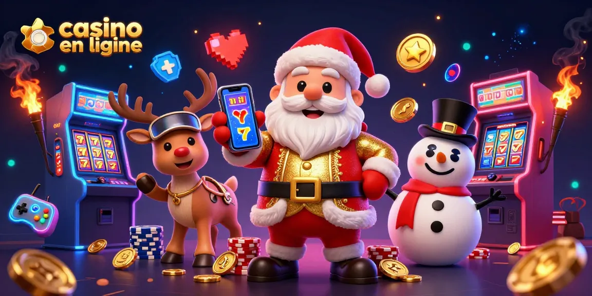 Découvrez l'univers des jeux de casino en ligne avec le Père Noël et ses compagnons amusants.