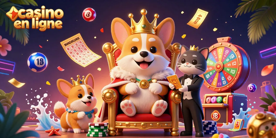 Profitez d'une expérience captivante dans le casino en ligne avec des personnages de jeu dynamiques et une ambiance festive.