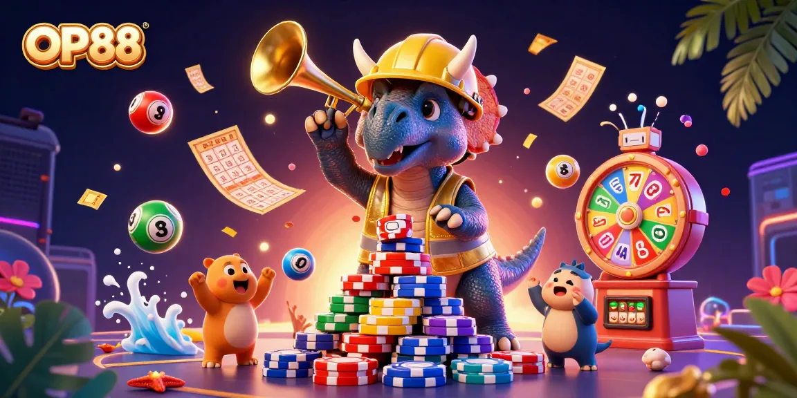 Celebrate big wins at OP88 with vibrant lottery balls and exciting gaming elements!