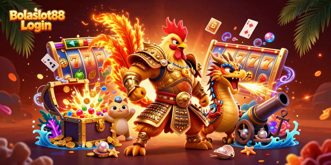 Engage with Bolaslot88 Login in an exhilarating slots universe featuring dynamic characters and vibrant game elements.
