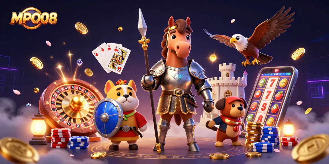 MPO08 provides an exciting digital gaming experience with interactive slots and jackpots featuring vibrant characters.