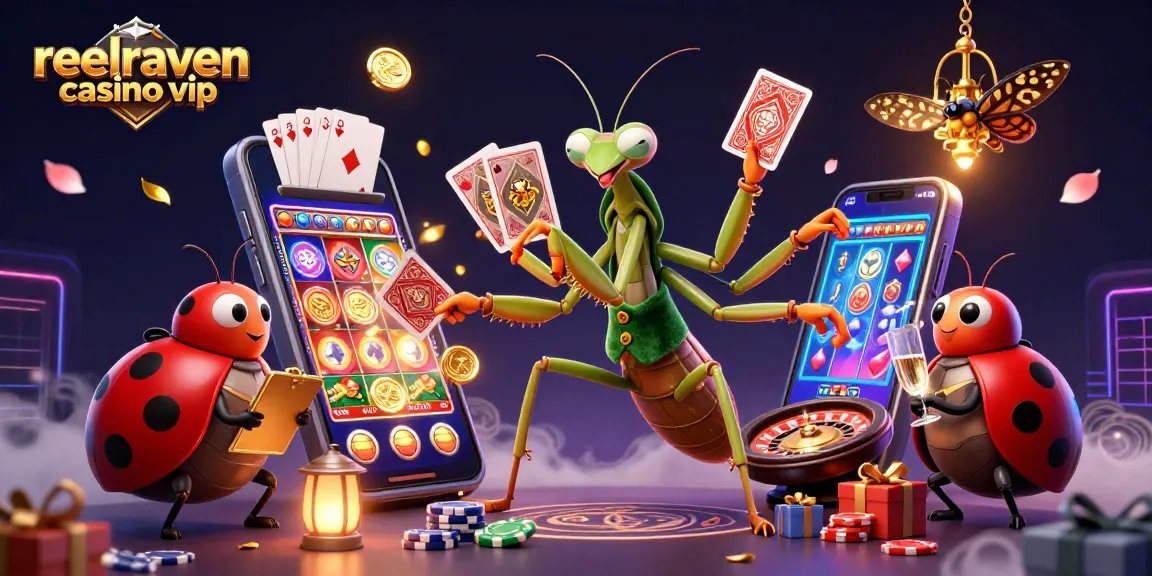 Découvrez le programme VIP du casino reelraven, avec un cambrioleur de cartes et un responsable de jeu.