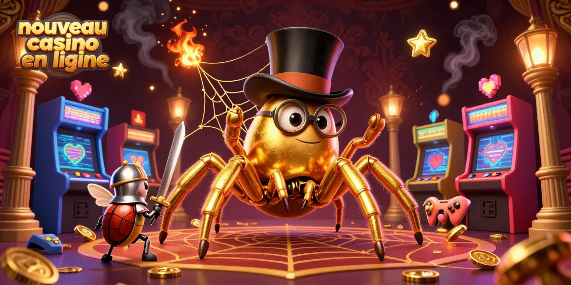 Découvrez un nouveau casino en ligne avec des personnages 3D captivants et une ambiance dorée immersive.