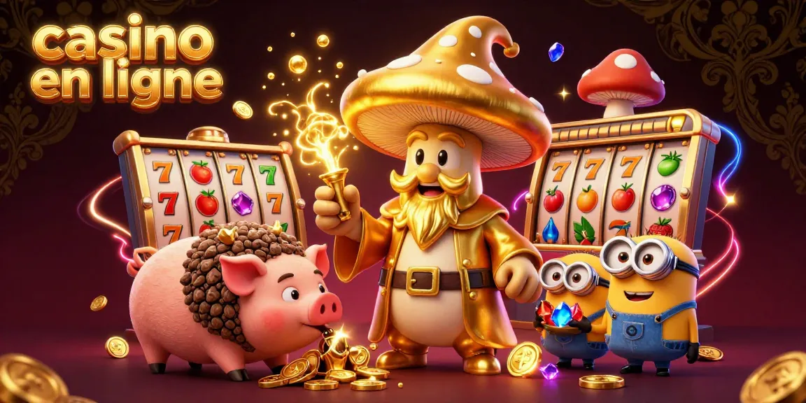 Gagnez avec le casino en ligne dans une scène féerique et dynamique de jeux d'argent.