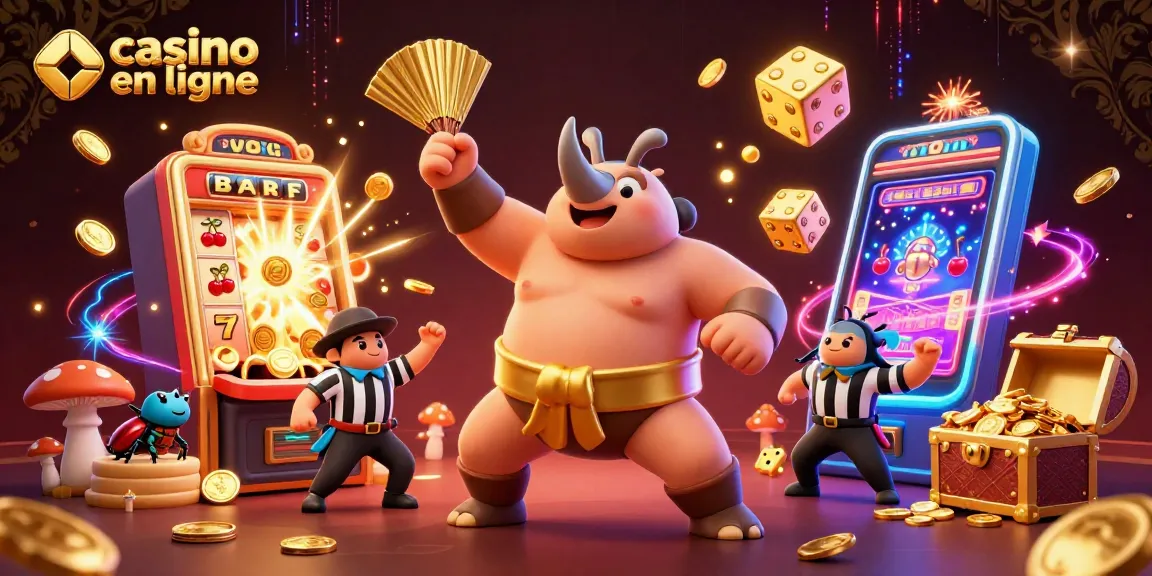 Actions passionnantes au casino en ligne avec un champion sumo, pièces en or et une machine à sous